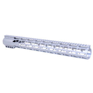 AR-308 16.5" Diamond Series M-LOK Compression Free Floating Handguard in Anodized Clear