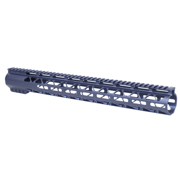 AR-308 16.5" Diamond Series M-LOK Compression Free Floating Handguard in Anodized Grey