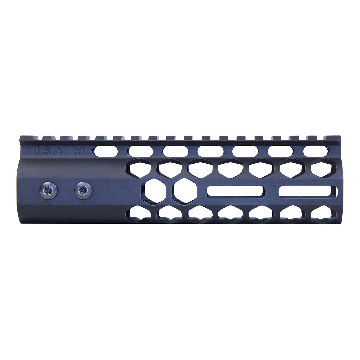 7" Air Lite Series Honeycomb M-LOK Free Floating Handguard in Anodized Black