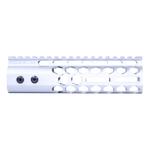 7" Air Lite Series Honeycomb M-LOK Free Floating Handguard in Anodized Clear