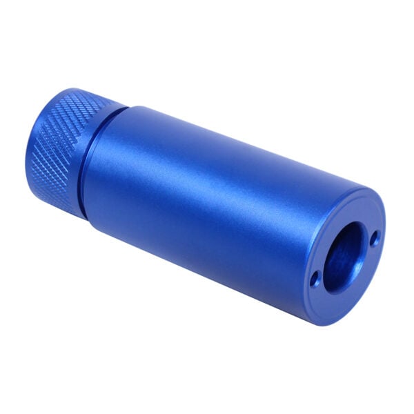 AR-308 .308/300 Blackout Caliber 3" Fake Suppressor in Anodized Blue