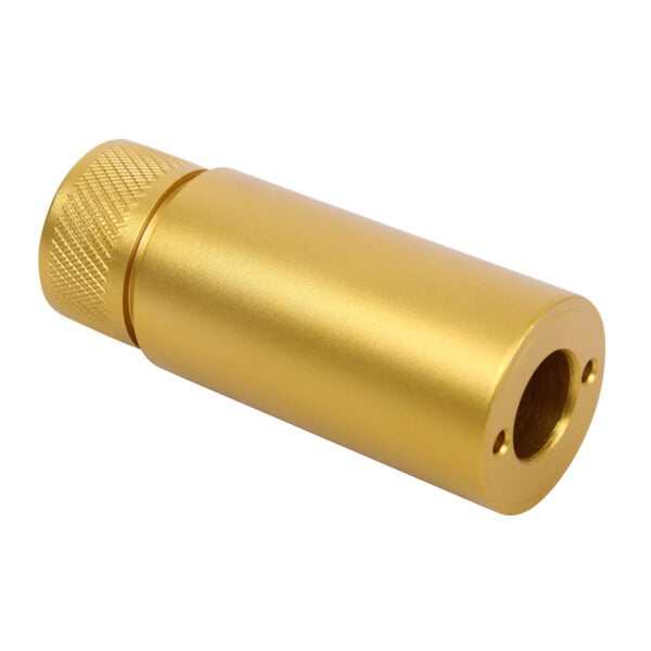 AR-308 .308/300 Blackout Caliber 3" Fake Suppressor in Anodized Gold