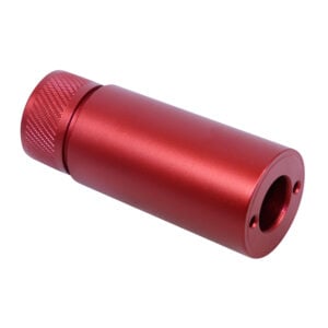 AR-308 .308/300 Blackout Caliber 3" Fake Suppressor in Anodized Red