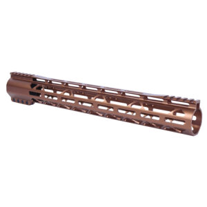 15" AR-308 Diamond Series M-LOK Free Floating Handguard in Anodized Bronze