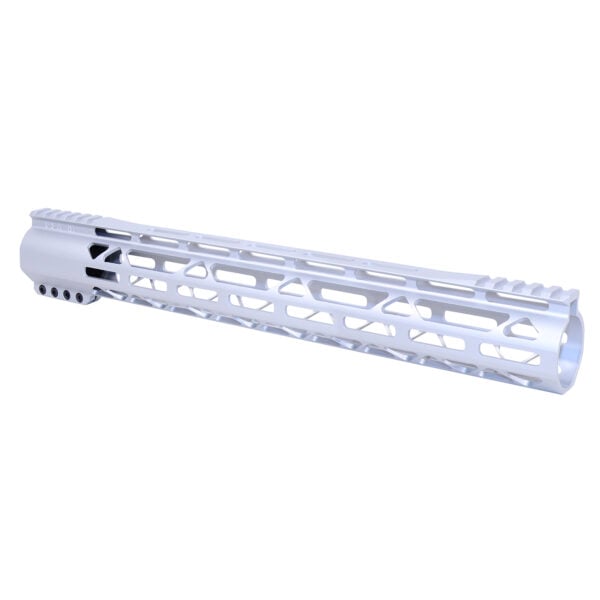 15" AR-308 Diamond Series M-LOK Free Floating Handguard in Anodized Clear