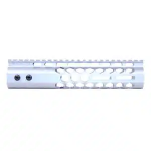 Anodized Clear 9 inch Air Lite Honeycomb M-LOK Free Floating Handguard with Monolithic Top Rail