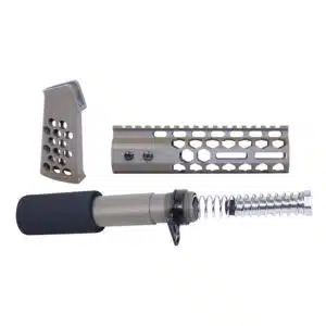 AR-15 Honeycomb Pistol Furniture Set in Flat Dark Earth finish