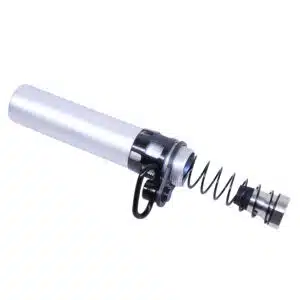 AR-15 Micro AR Pistol System with anodized clear finish and spring assembly.