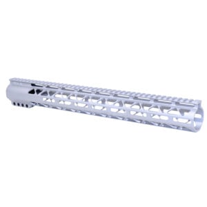 AR-308 16.5 Diamond M-LOK Handguard, Polished Aluminum with Picatinny Rail.