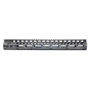 15 inch M-LOK handguard in Battle Worn Flat Dark Earth finish for AR-15
