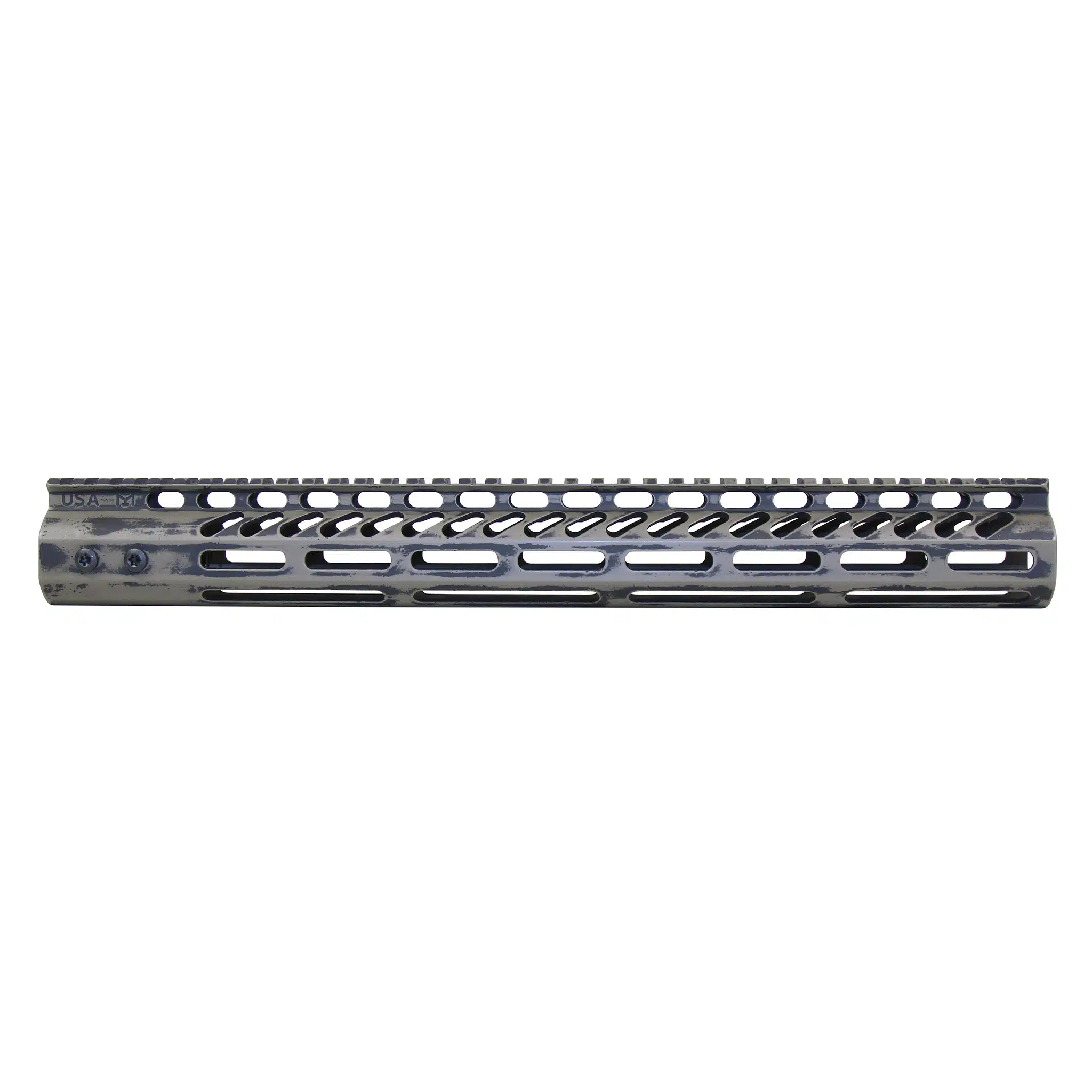 15 inch M-LOK handguard in Battle Worn Flat Dark Earth finish for AR-15