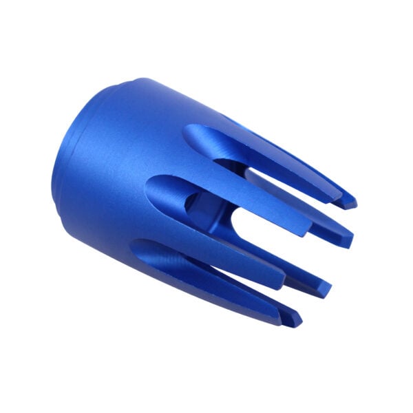 AR15 Claw Multi-Prong Flash Hider in Anodized Blue