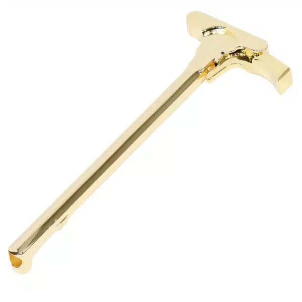 Gold-toned decorative hammer; elegant polished design for luxury display or ceremonial use.