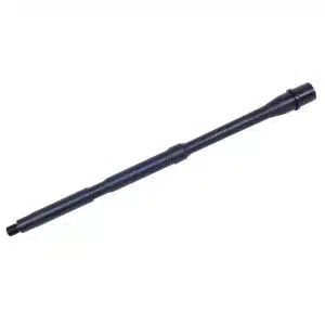 Black nitride 16-inch 5.56mm M4 barrel with carbine gas system and 1/2-28 threads