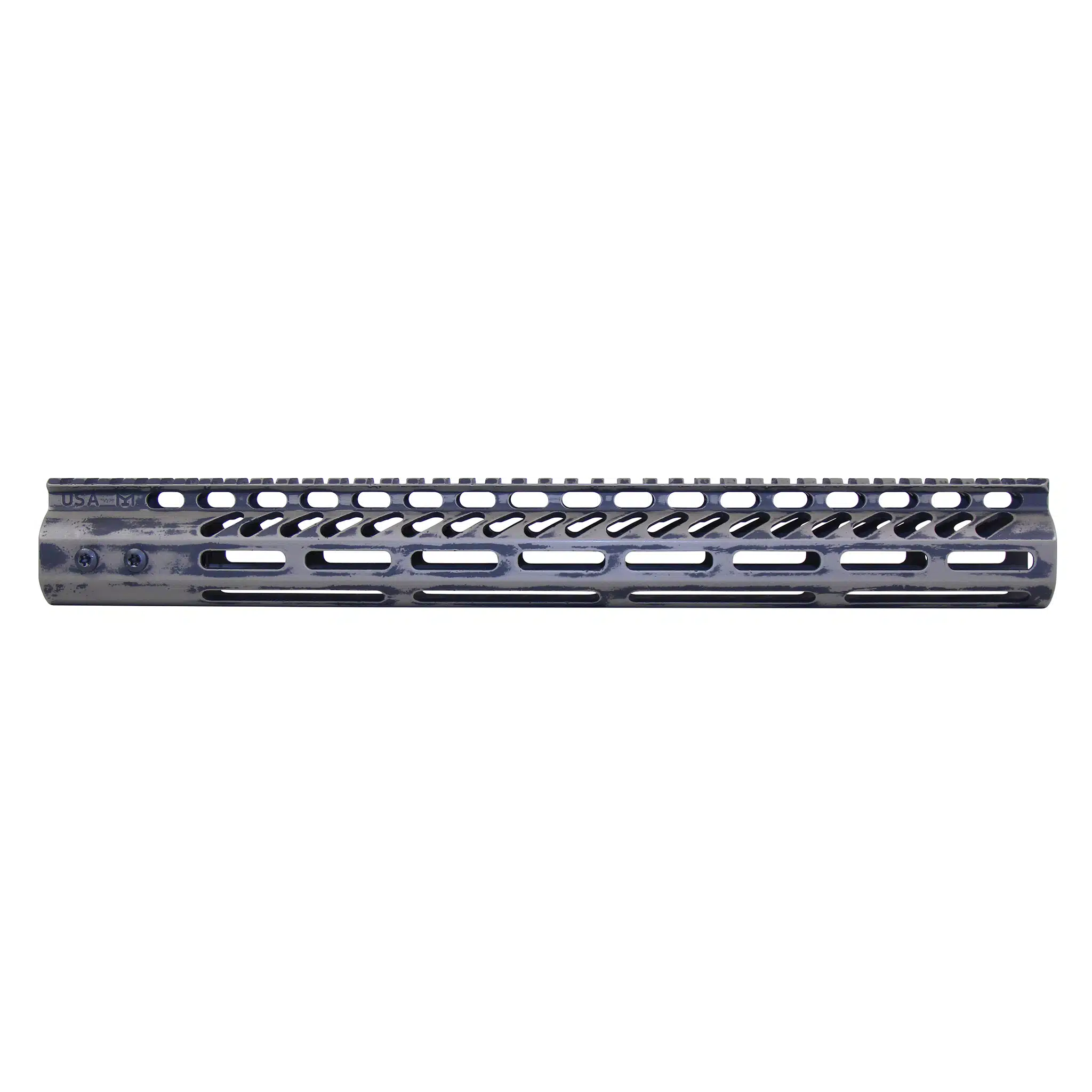 15 inch M-LOK handguard in Battle Worn Flat Dark Earth finish for AR-15