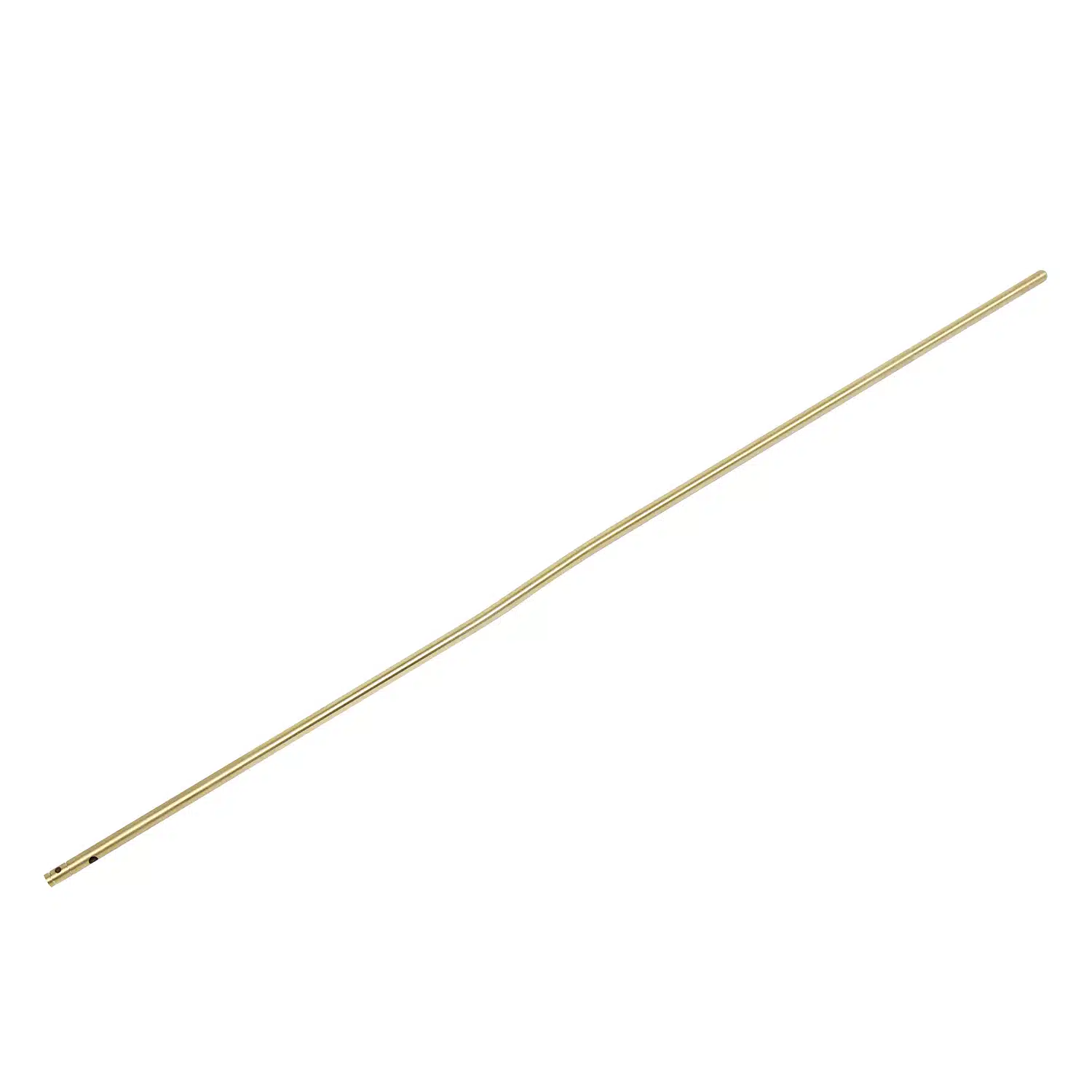 AR-15 rifle length gas tube with gold titanium nitride finish