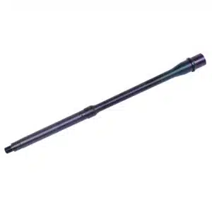 16 Black Rainbow PVD Coated 5.56mm M4 Barrel with 1:7 Twist.