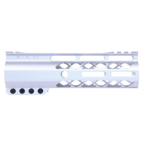 7" AIR-LOK Series M-LOK Compression Free Floating Handguard With Monolithic Top Rail (Gen 2) (Anodized Clear)