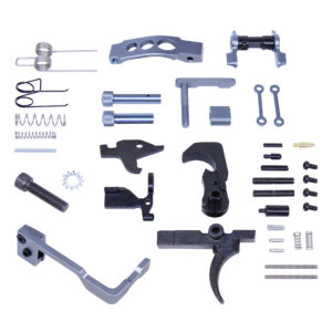 AR-15 Enhanced Lower Parts Kit With Upgrades (Anodized Grey)