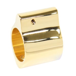 AR-15 Steel Low Profile Gas Block (24K Gold Plated)