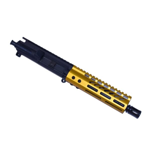 AR-15 5.56 Commander Series Pistol Upper Receiver in Anodize Gold