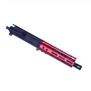 AR-15 5.56 Commander Series Pistol Upper Receiver in Anodize Red