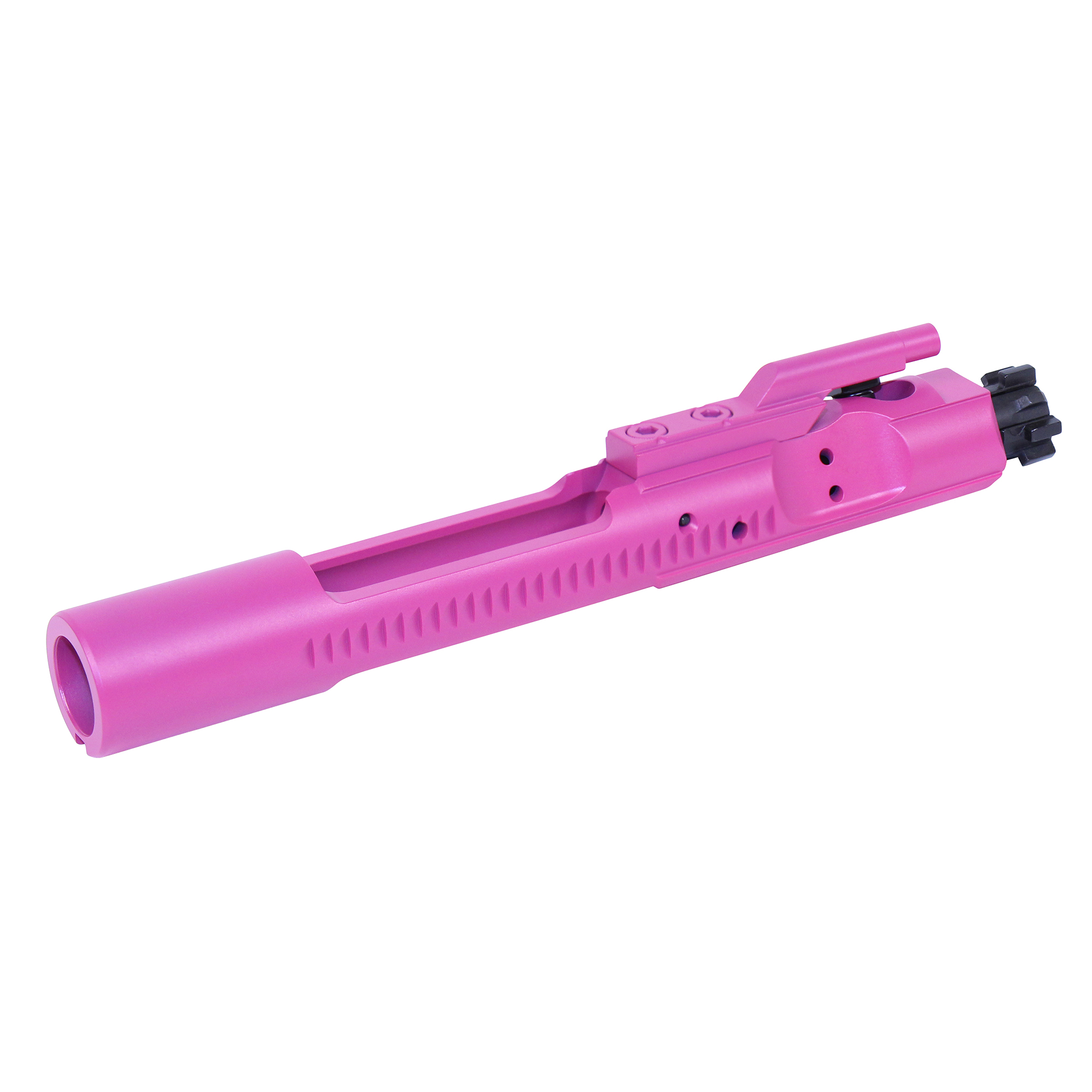 Mil-Spec AR-15 Bolt Carrier Group with Cerakote Pink finish and black gas key