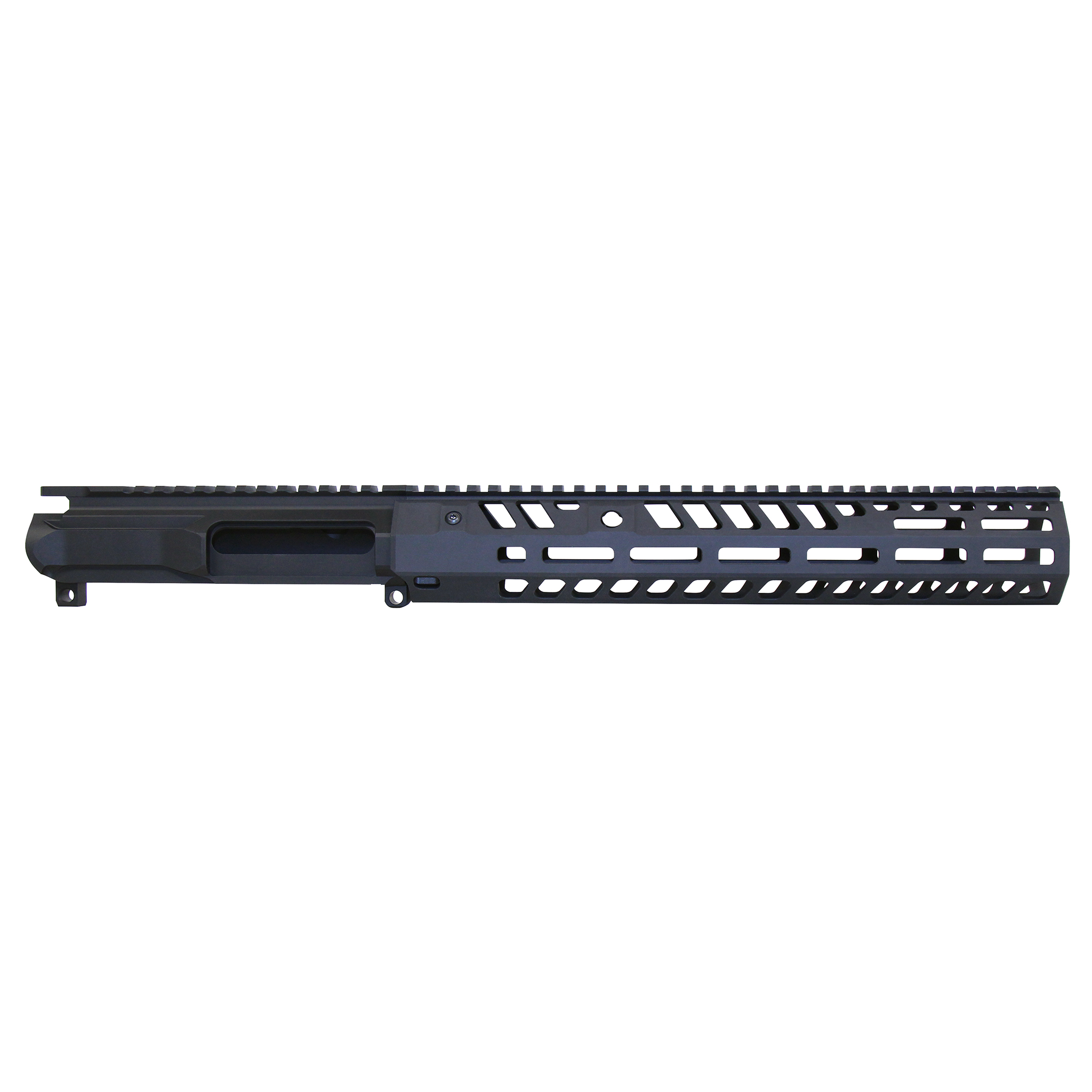 AR-15 Slabside Stripped Billet Upper Receiver with 12" Socom Series Handguard in Anodized Black