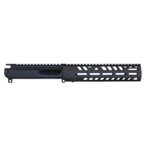 AR 9MM Stripped Billet Upper Receiver With 9" Socom Series Handguard Set Anodized Black