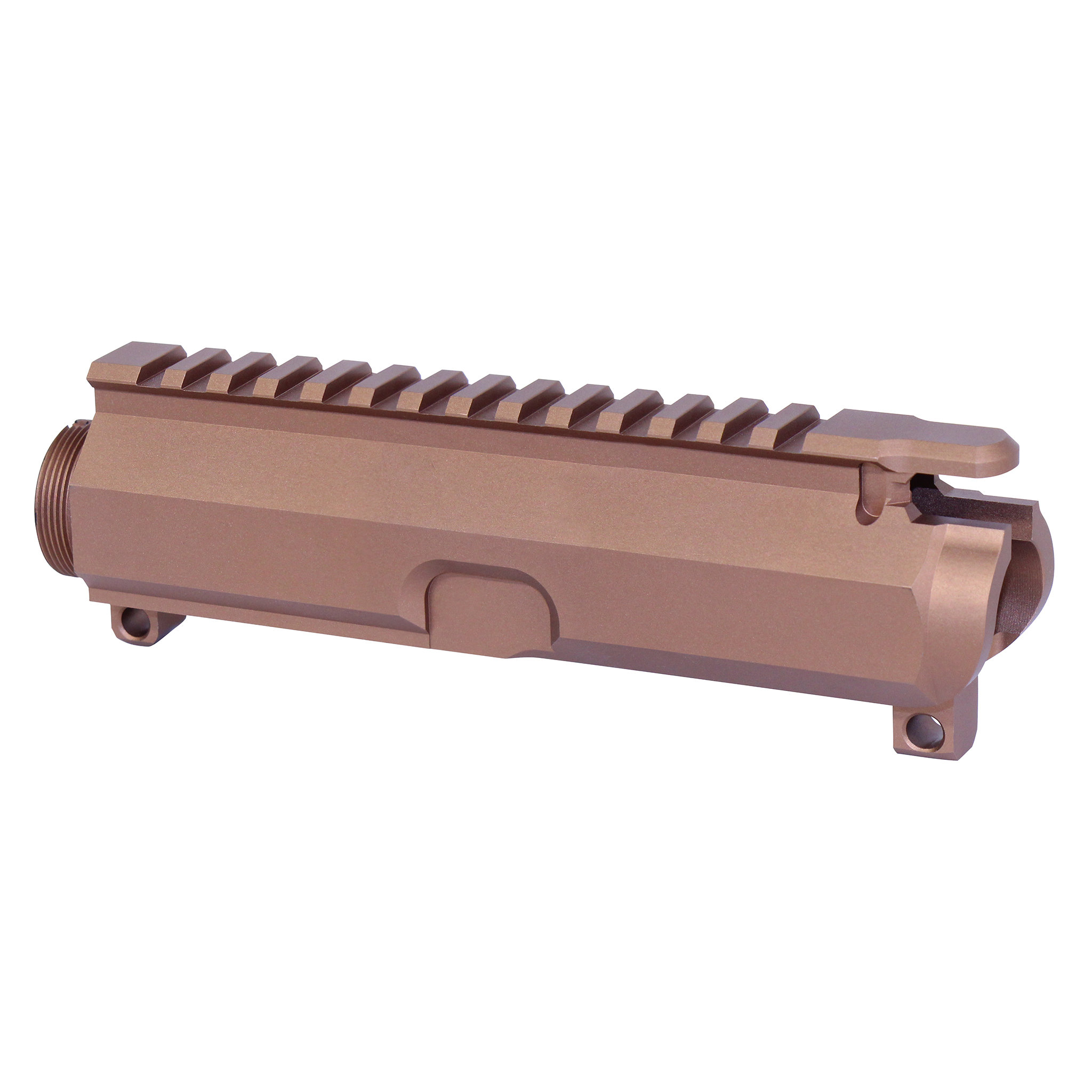 Anodized Bronze AR-15 9mm Dedicated Stripped Billet Upper Receiver with 1913 Picatinny Rail