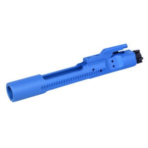 Cerakote Blue AR-15 Bolt Carrier Group with black gas key