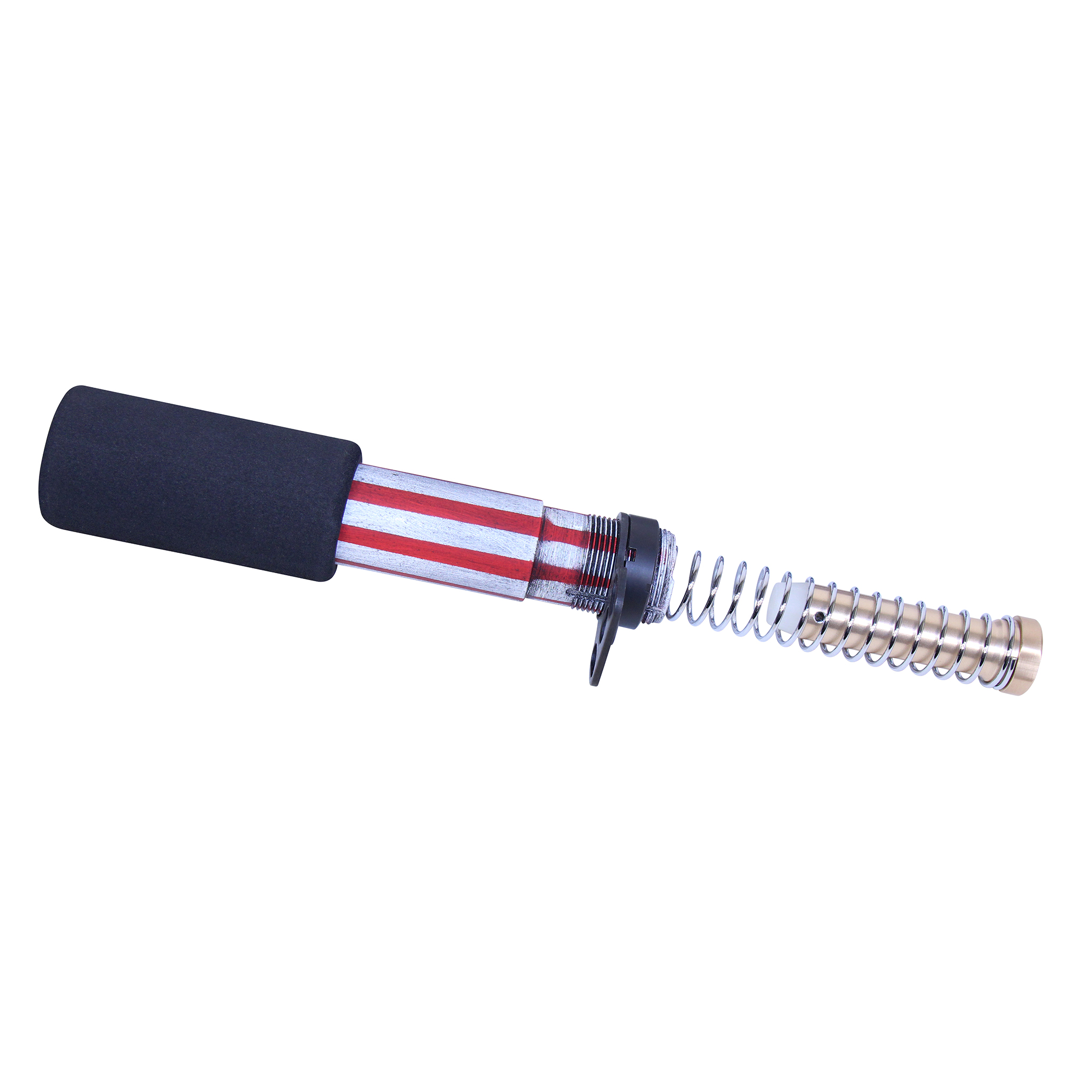 AR-15 Pistol Buffer Tube Kit with Cerakote Battleworn Finish and foam cover