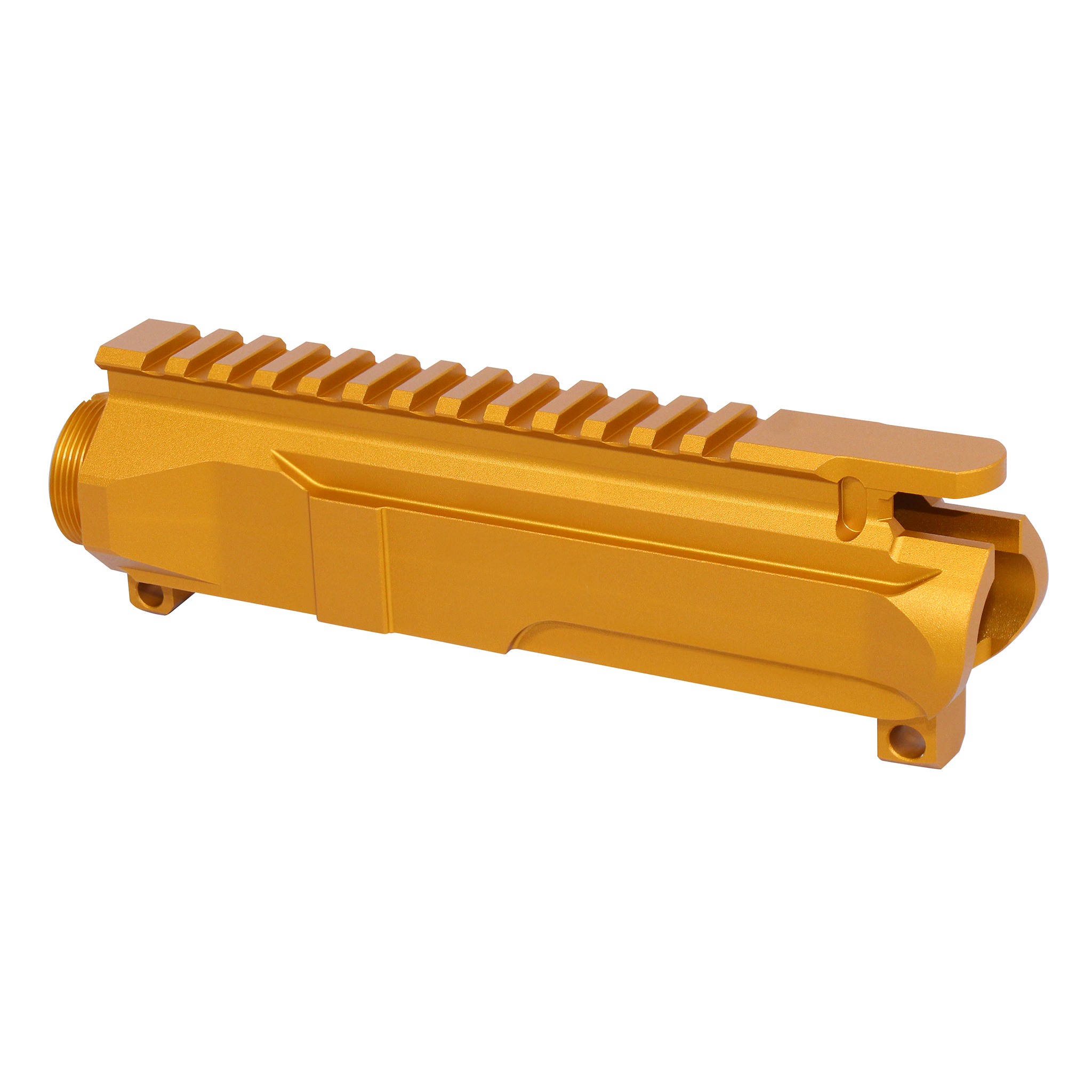 Anodized Orange AR-15 5.56 Slabside Stripped Billet Upper Receiver with 1913 Picatinny Rail