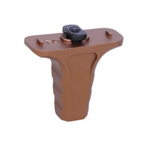 Micro M-LOK Vertical Handstop in Anodized Bronze finish with textured grip sides