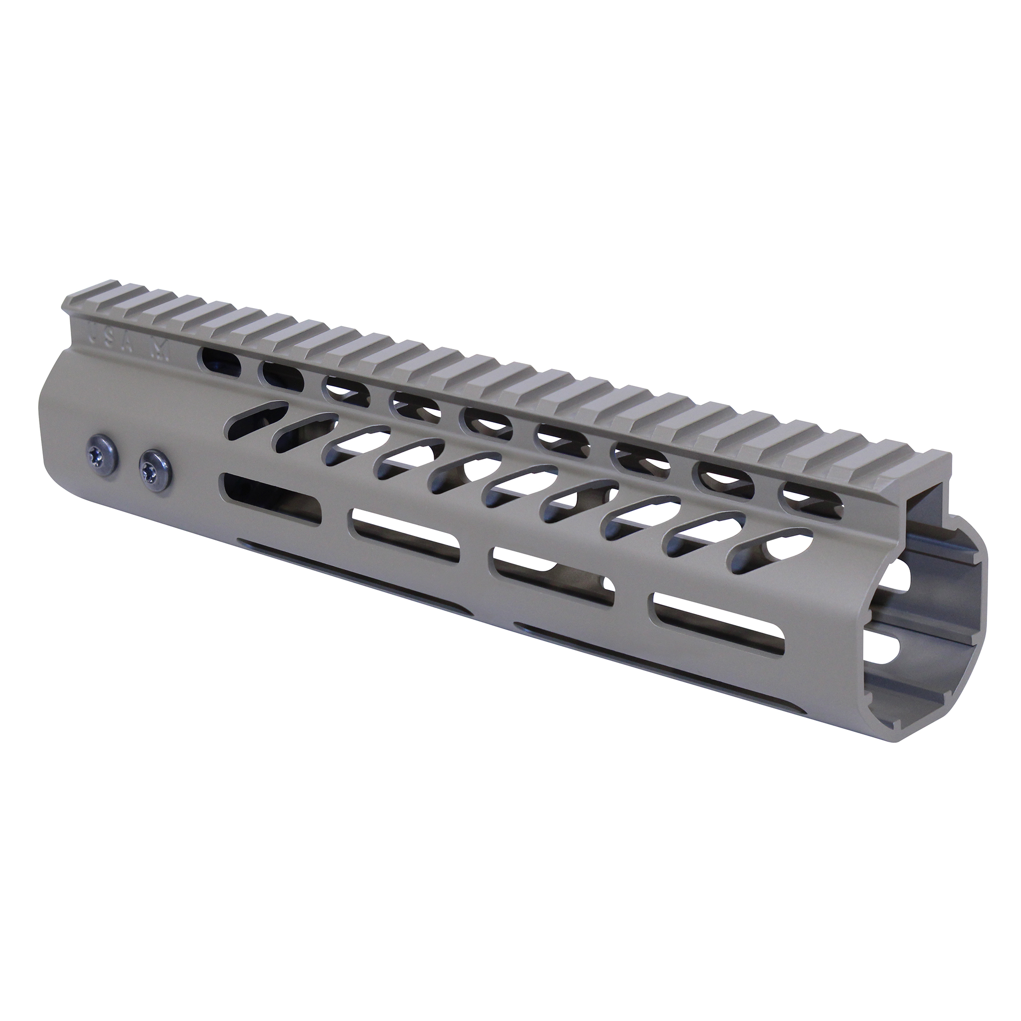 Flat Dark Earth M-LOK handguard with monolithic top rail for .308 Cal