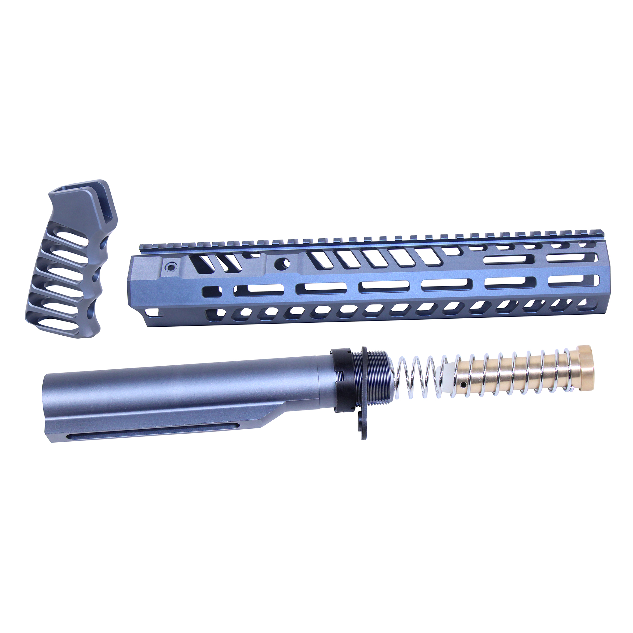 AR-15 12" Socom Series Build Kit (Anodized Grey)
