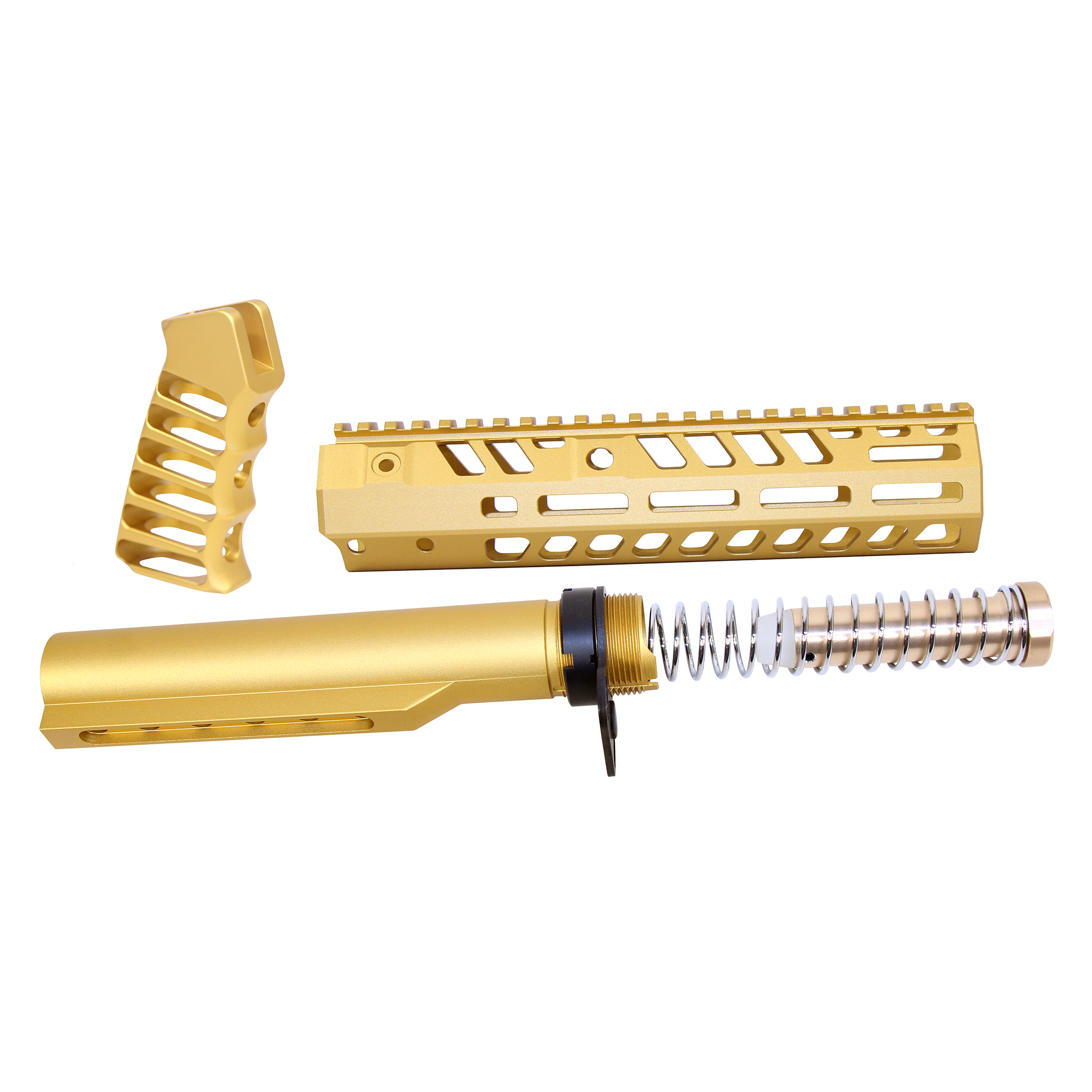 AR-15 9" Socom Series Build Kit (Anodized Gold)
