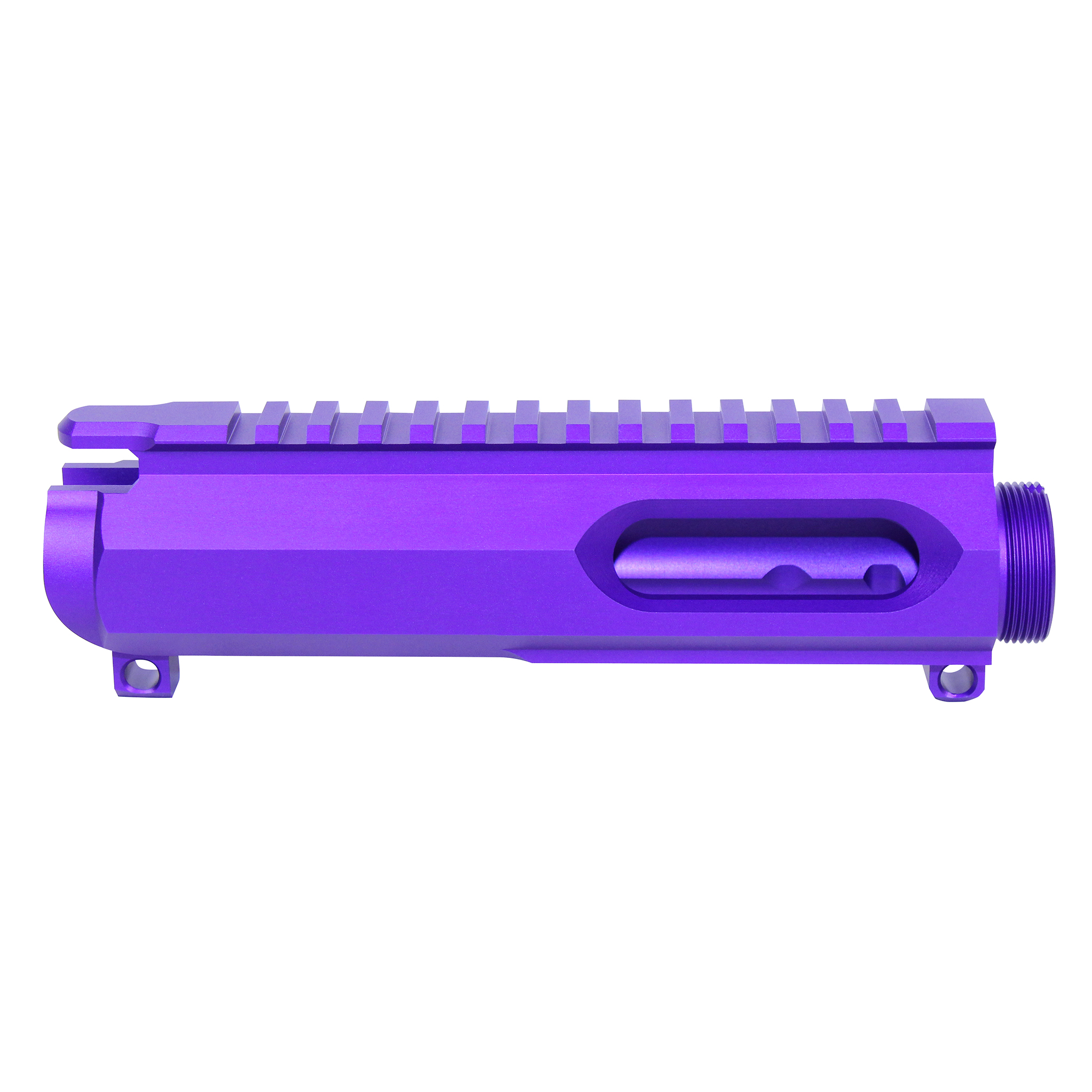 Anodized Royal Purple AR-15 9mm Dedicated Stripped Billet Upper Receiver with flat top rail
